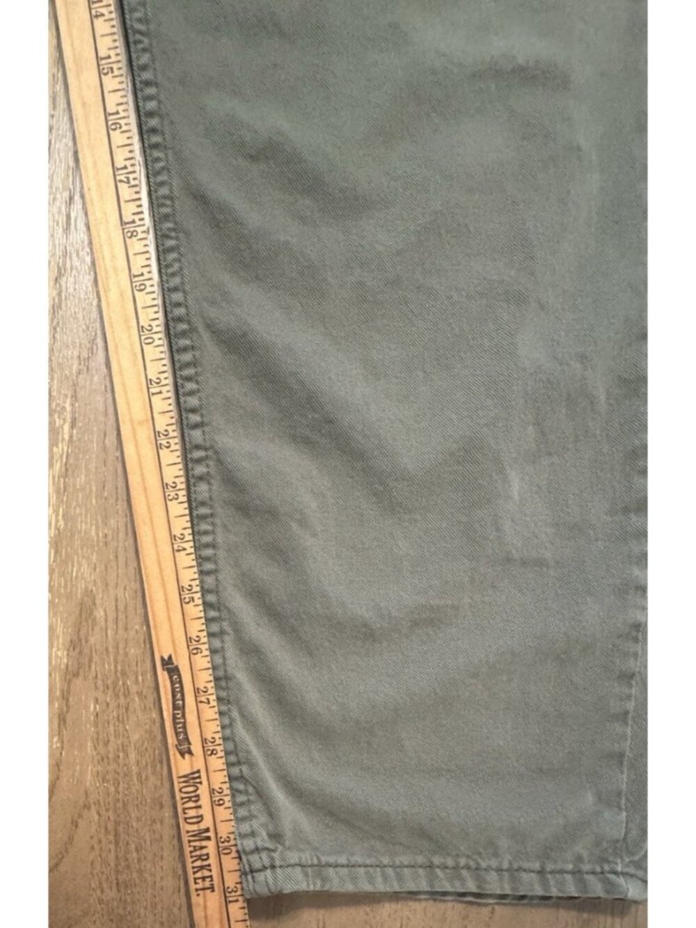 Gap Women Olive Barrel High Rise 29/8 Tall Mesculen Green Jeans 739238 - Picture 3 of 12